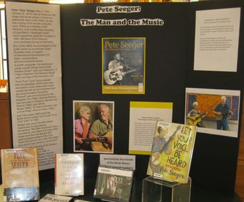 Hank and Claire's Seeger Promo at a WA library
