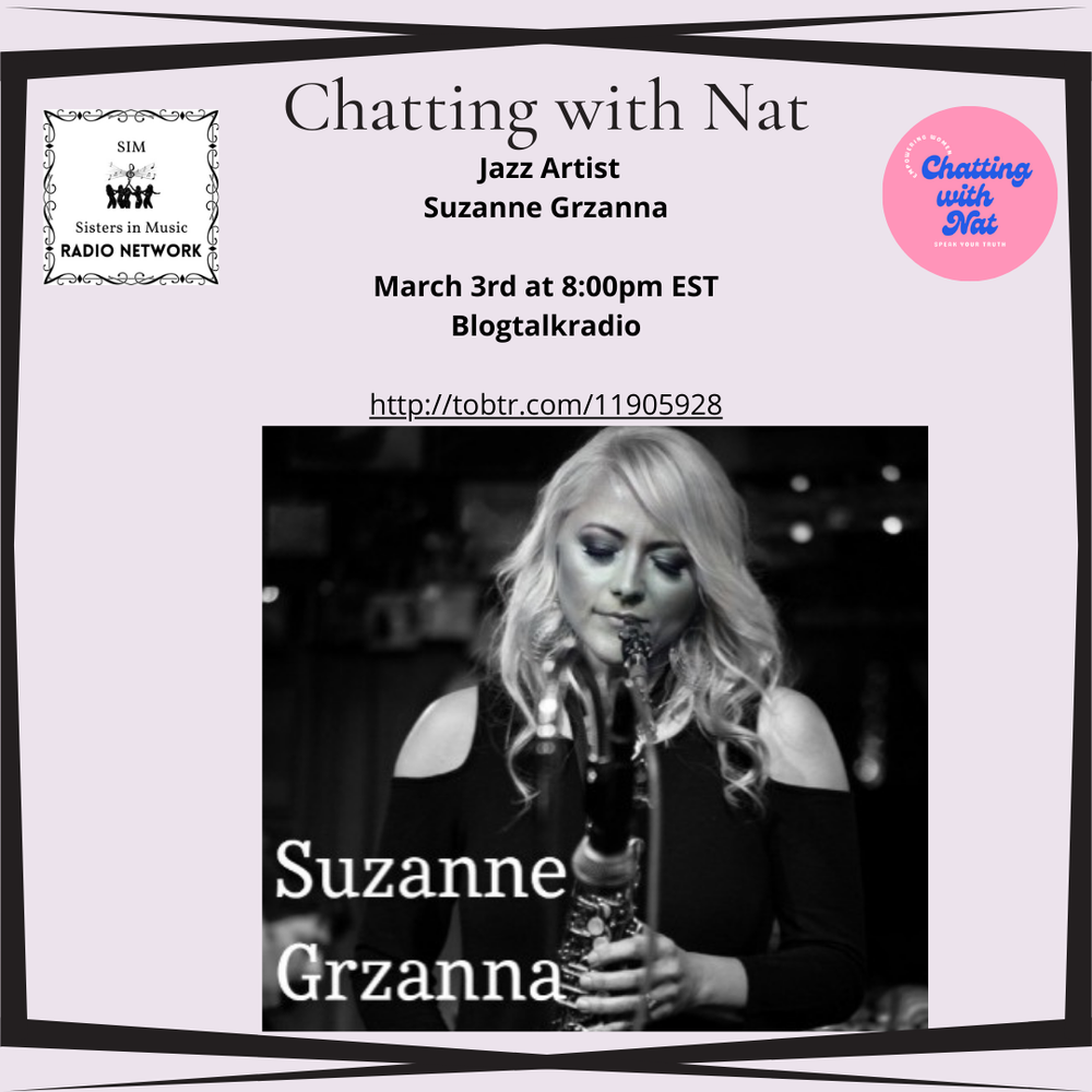 Come listen to Suzanne Grzanna Tonight at 8:00 p.m. EST