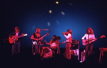 Cowboy on stage, Fillmore East 1970, Photo: Joe Bender
