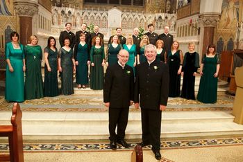 20th anniversary 19 Donal McCrisken (Musical Director) and Peter Donaldson (Chairman) at the Cappella Caeciliana 20th anniversary concert
