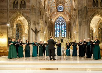 A View of the Cross: Concert for Palm Sunday in St. Patrick's Cathedral, Armagh (2) Eamonn Dougan conducts Cappella Caeciliana in the Irish premiere of "Stabat Mater" by Alissa Firsova
