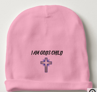 I AM GODS CHILD BABY HAT