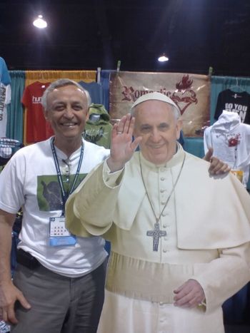 John and the Pope John at  the SCRC conference 2014

