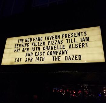 CHANELLE ALBERT & THE EASY COMPANY LIVE @ THE RED FANG *April 13, 2018 - Sudbury, Ontario
