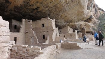 Cliff Dwelling at Mesa Verde Amazing architecture, every angle was perfectly square!
