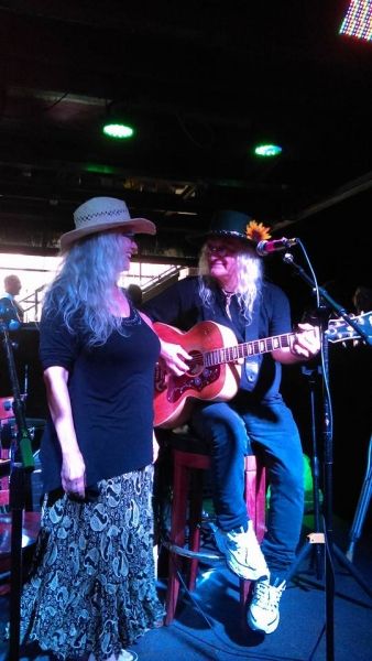 Joe Kidd & Sheila Burke onstage at Tootsies World Famous Orchid Lounge - Nashville Tennessee

