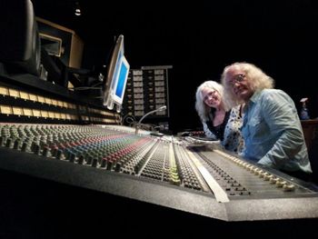 Joe Kidd & Sheila Burke @ recording studio - downtown Detroit Michigan
