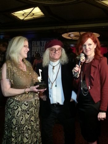 Joe Kidd & Sheila Burke, winners @ Red Carpet TV interview - Detroit Music Awards Ceremony
