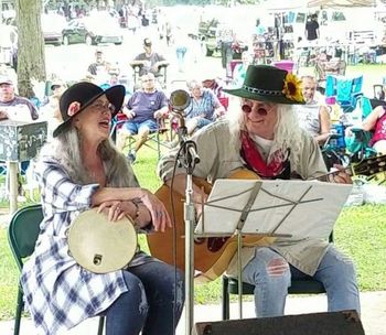 Joe Kidd & Sheila Burke in concert @ Bluegrass By The River Festival - Blissfield Michigan
