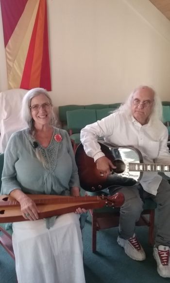 Sheila Burke with mountain dulcimer, in concert @ Pine Hill 1st Congregational Church - Bloomfield H
