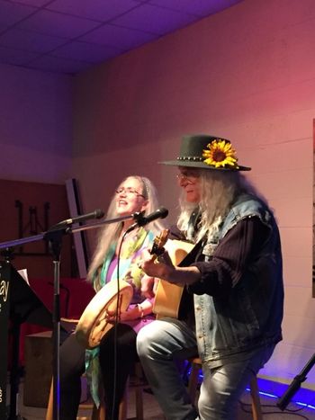 Joe Kidd & Sheila Burke onstage @ Last Friday Monthly Folk Music Series - Leamington Ontario Canada
