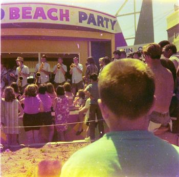 1965 Mission Beach Party Lew Fay, Steve Kilijanski, Mike Fay, Jack Stone
