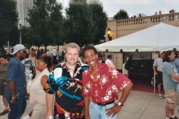 With Tom Schuman of Spyro Gyra Appearance @ The 2004 Smooth Jazz Festival in Chicago, IL
