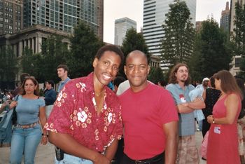 With Scott Ambush of Spyro Gyra Appearance @ The 2004 Smooth Jazz Festival in Chicago, IL (2)
