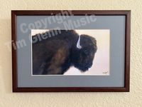 Home on the Range - matted and framed