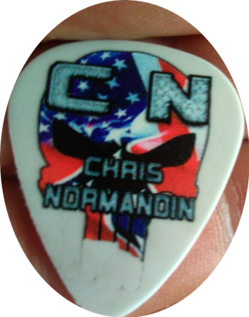ChrisNormandin guitarpick used

