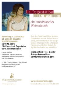 St. Jodern Kellerei presents "La Dégustation" - Eliane Amherd Trio