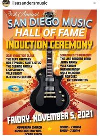 San Diego Music Hall Of Fame Induction Ceremony