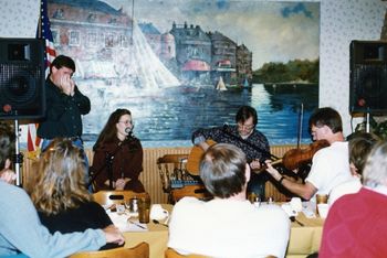 19 An anniversary party gig at a restaurant in San Diego - with Doug Lawrence, Janet Curci, and Greg Lawrence.
