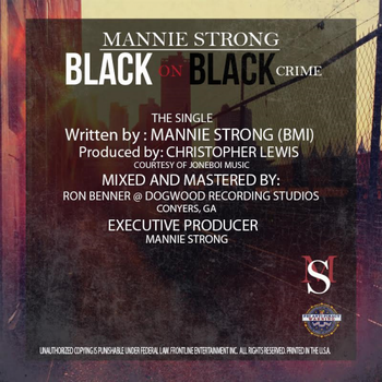 Black On Black Crime - Back Cover
