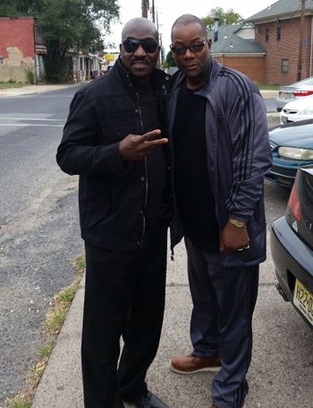 Mannie with Clifton Powell
