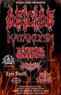 Epic Death opens for Deicide - 8/9/21