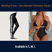 Modeling Promo + Sexy Monokini Swimwear Bundle