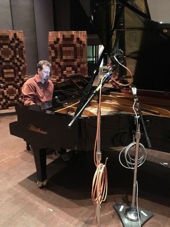 Ray & Bluthner at Skywalker Sound Recording piano tracks for The Poetry of Motion project
