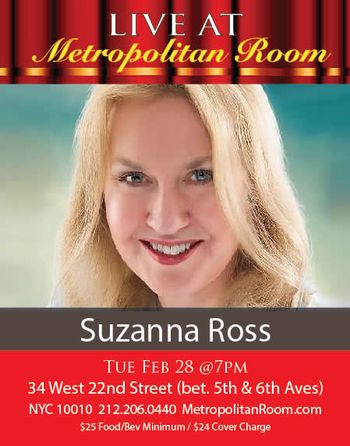 Suzanna Ross at Metropolitan Room Suzanna Ross Live at Metropolitan Room 2017
