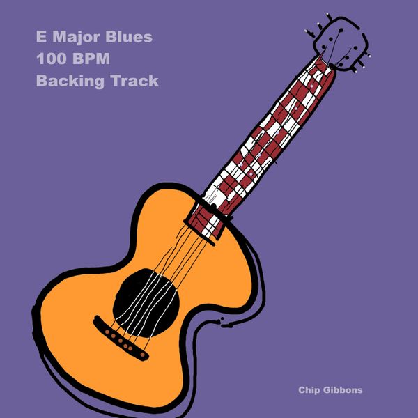 major blues backing track