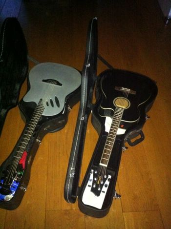 My new Ovation guitars!

