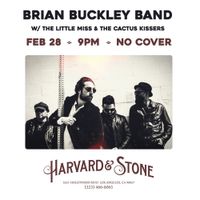 Brian Buckley Band LIVE at HARVARD AND STONE