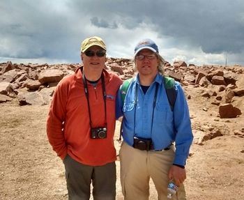 Wayne and Tom, Pikes Peak, 2016
