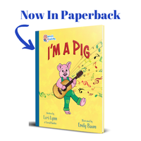 "I'm A Pig"  8.5 x 11 PAPERBACK BOOK (autographed)
