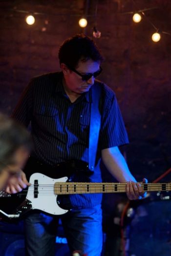 Erik on bass photo by Jon Ortner
