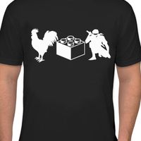 Unisex Cock Block Ninja Shirt Black