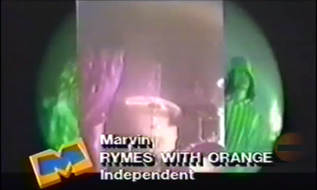 Rymes With Orange's "Marvin" music video debut on Much Music 1993
