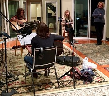Rehearsing "The Stronger Sex"-MorningStar Studios-with Tina Margot, Patti Brown, Barb Rocca

