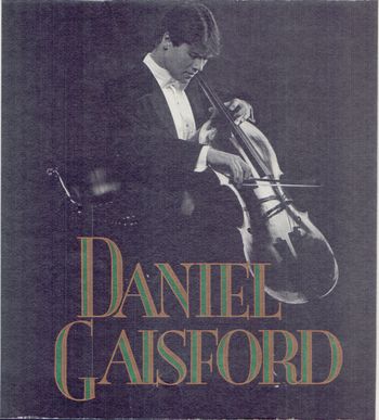 Cellist, Daniel Gaisford Poster
