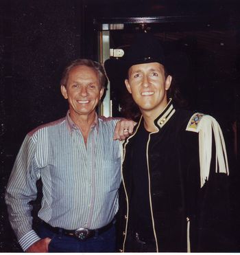Mel Tillis back in the day. On a TV show together, Ahh yes, the make up . . .
