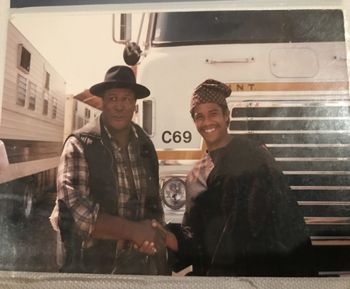 On Set Coming To America with John Amos
