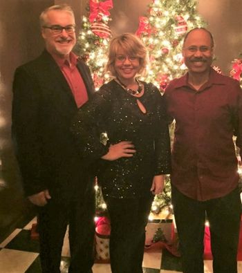 At Wilf's-Portland after Christmas gig, along with Ray Hardiman-Piano and Ron Steen-Drums
