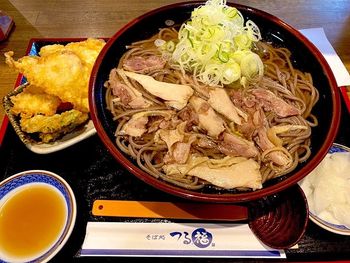 Yamagata specialty, cold meat soba
