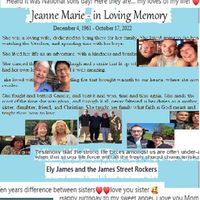 Jeanne Marie - in Loving Memory (Release Date December 4, 2022) by Ely James and the James Street Rockers
