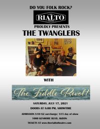 The Twanglers Return to The Rialto Theatre with Special Guest The Fiddle Revolt