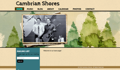 New Website Screenshot