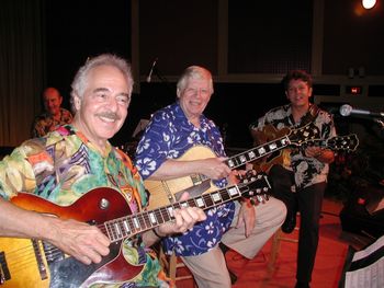 John Pisano & Mundell Lowe at Hamakua Jazz Festival, Hawaii

