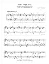 Just a Simple Song - Sheet Music