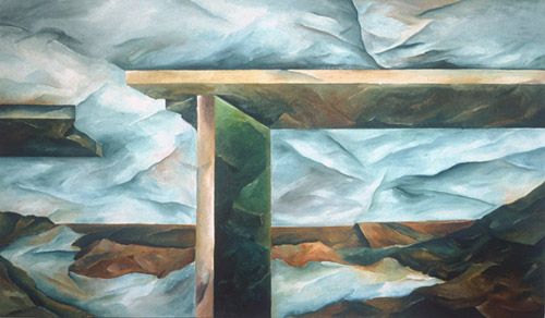 Flying Bridge            1979            35" x 60"           Oil on canvas                Collection of the artist    