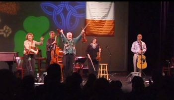 PV soaks up the love of the standing ovation - with Loretta, Peter, and Danny
